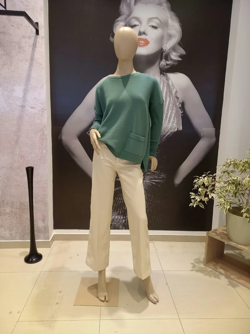 Sweater Over con Botones