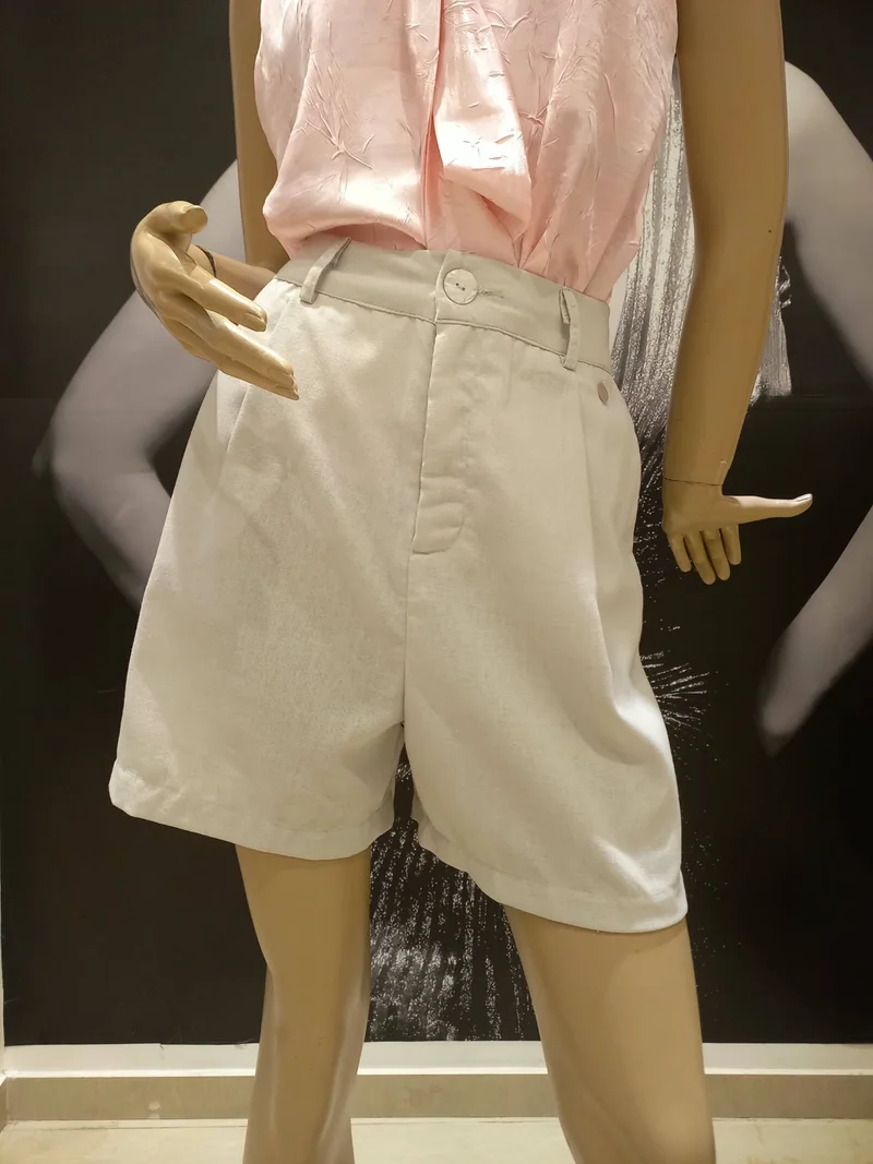 Short Lino Prato