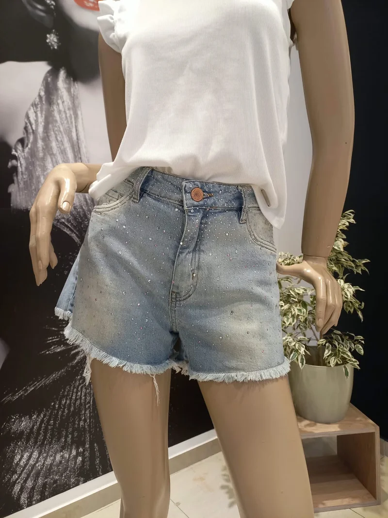 Short Elastizado Strass