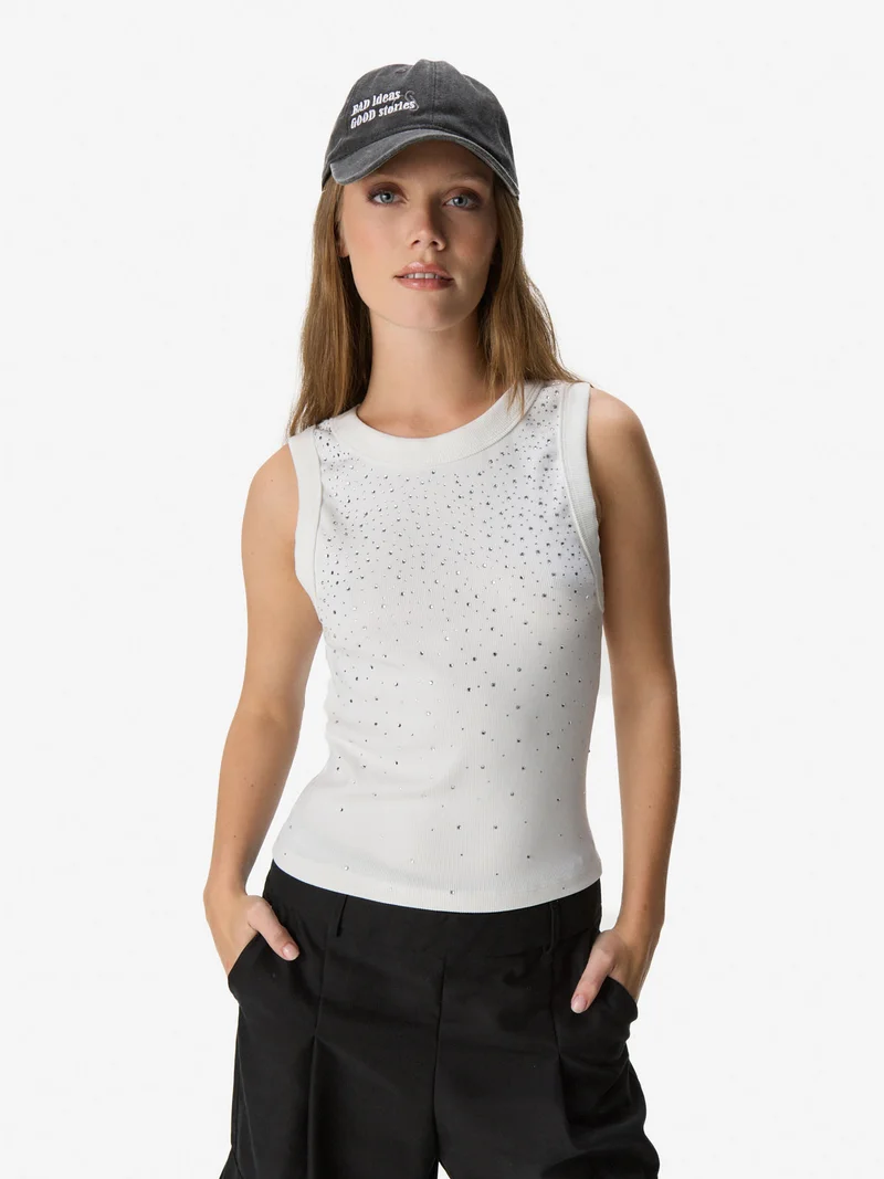 Musculosa con Strass