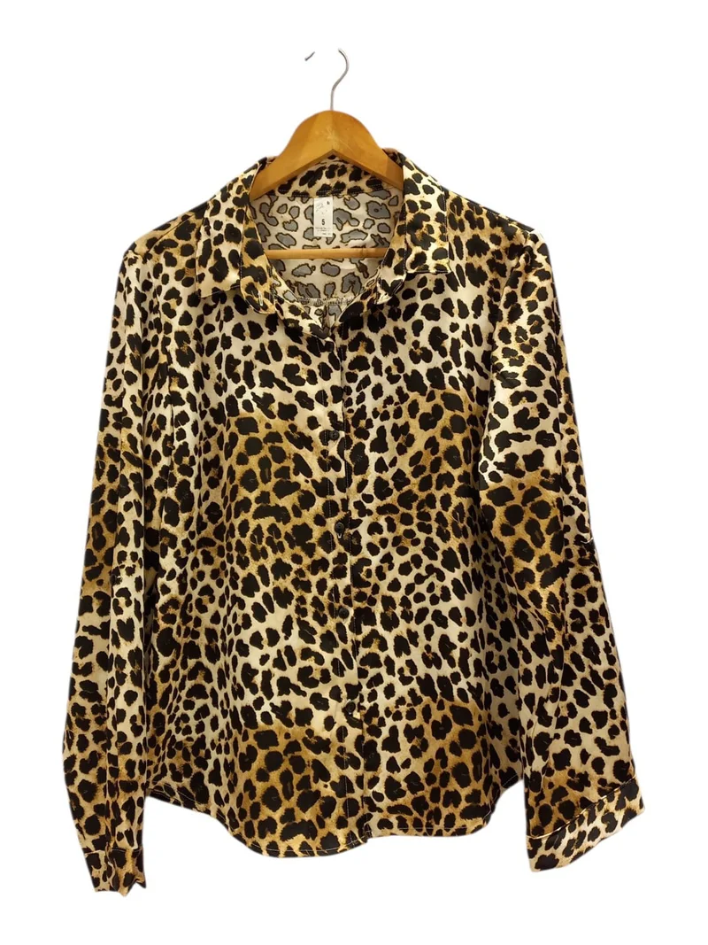 Camisa Satén Animal Print