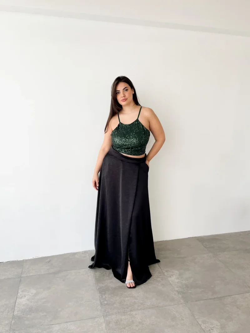 Pollera Larga Raso Helena